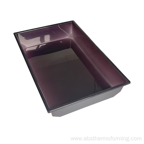 Clear polycarbonate vacuum forming plastic trays for pets